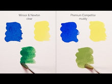 Cargar y reproducir el video en el visor de la galería, Acuarela Winsor &amp; Newton 5 ml Azul de Winsor (Sombra Verde)

