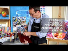 Cargar y reproducir el video en el visor de la galería, Acrílico Abstract Sennelier Set Primary (5 pouch 120 ml) &amp; 8 boquillas Sennelier
