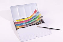Cargar imagen en el visor de la galería, Acuarelas L&#39;Aquarelle Estuche Metálico  Sennelier 48 medias Pastillas
