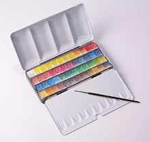 Cargar imagen en el visor de la galería, Acuarelas L&#39;Aquarelle Estuche Metálico  Sennelier 48 medias Pastillas
