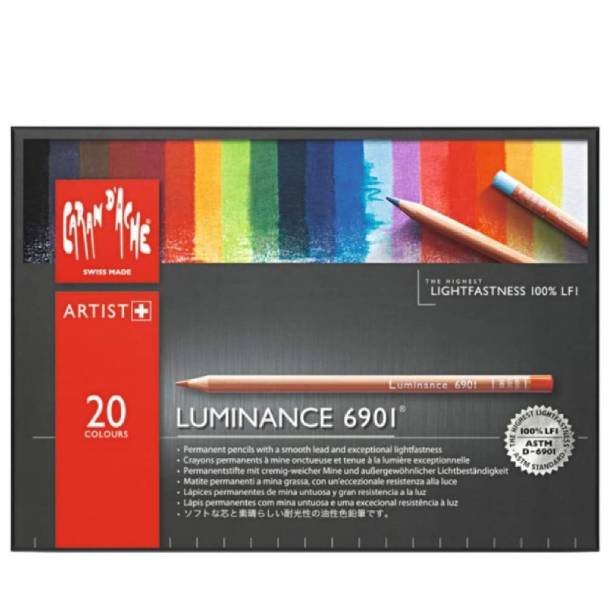 Lápices de color Luminance 6901 Caran D'ache 20 piezas