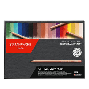 Lápices de color Luminance 6901 Retrato Caran D'ache 20 piezas