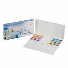 Cargar imagen en el visor de la galería, Acuarelas Estuche Plástico White Nights 24 Pastillas
