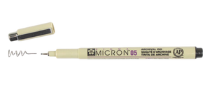 Estilógrafo Pigma Micron 05 Sakura Negro