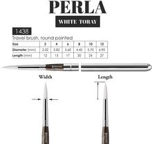 Cargar imagen en el visor de la galería, Pincel Viaje 1438 Perla 10 Escoda
