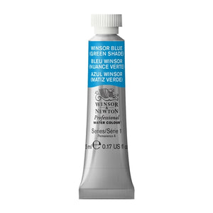 Acuarela Winsor & Newton 5 ml Azul de Winsor (Sombra Verde)