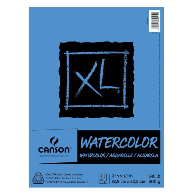Block XL Acuarela Canson 9 x 12 in