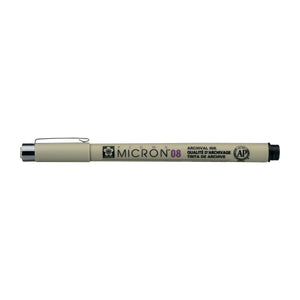 Estilógrafo Pigma Micron 08 Sakura Negro